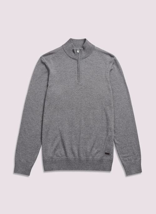 Quarter Zip Funnel Neck