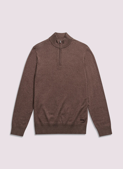 Quarter Zip Funnel Neck