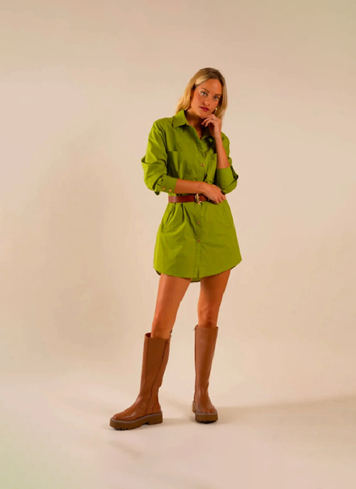 Preslie Poplin Dress