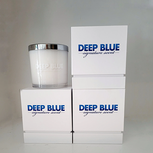 Deep Blue Candle