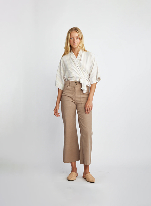 Nadine Wrap Top