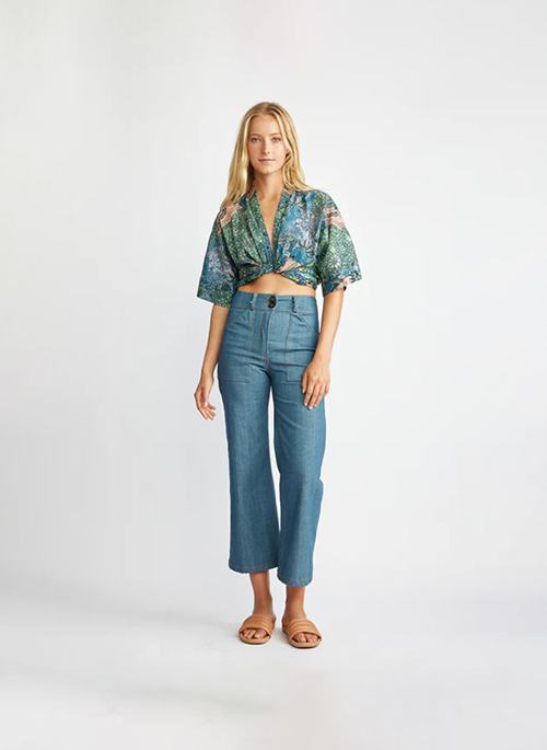 Nadine Wrap Top