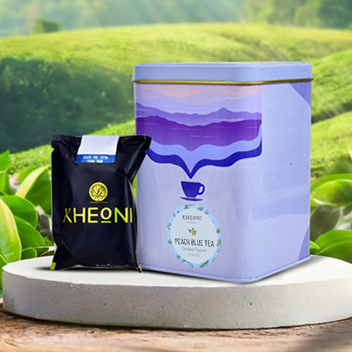 Organic Peach Blue Tea