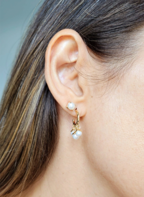 Pearl Chain Earrings