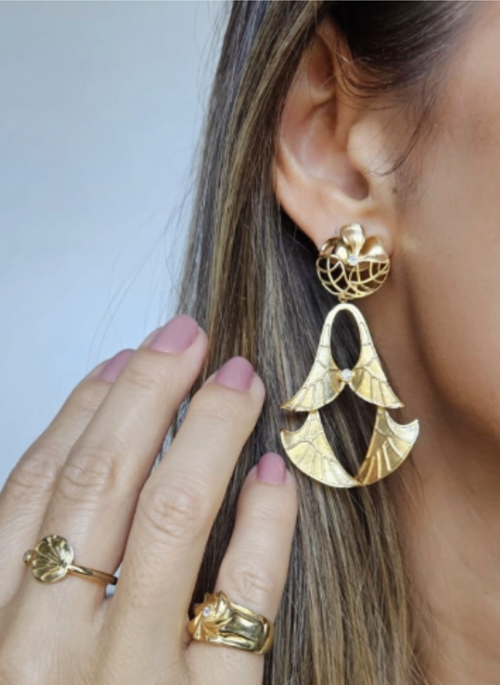 Pedrera Flower Earrings