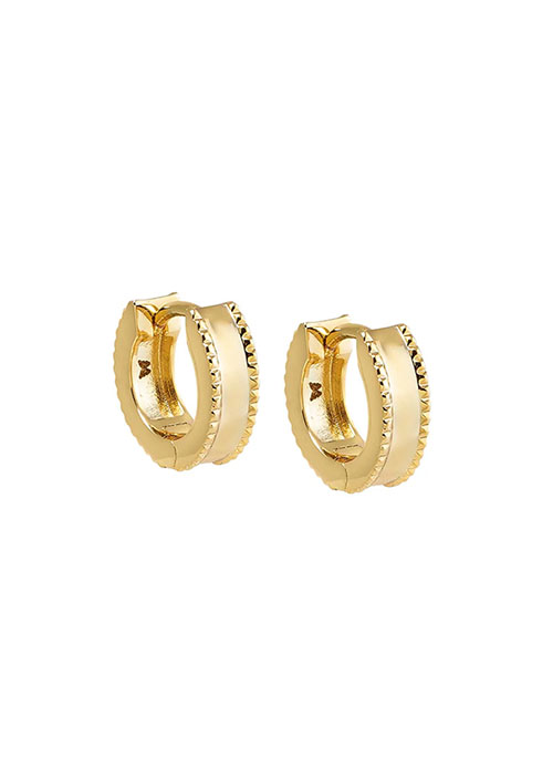 Spiked Huggie Earring