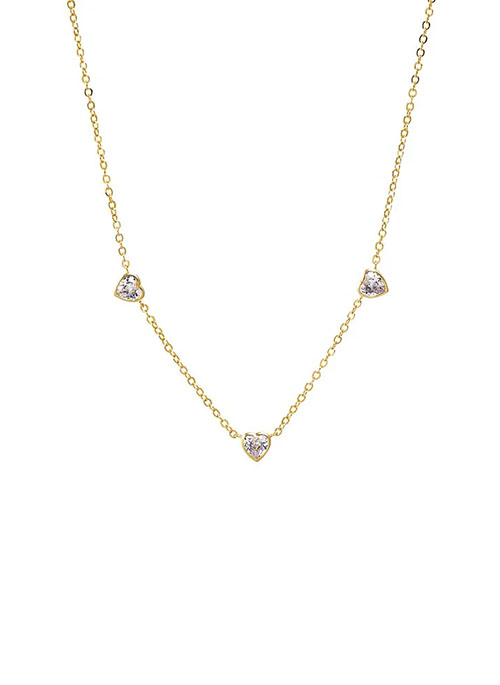 Triple Heart Necklace