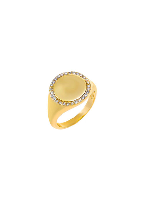 Pave Pinky Ring