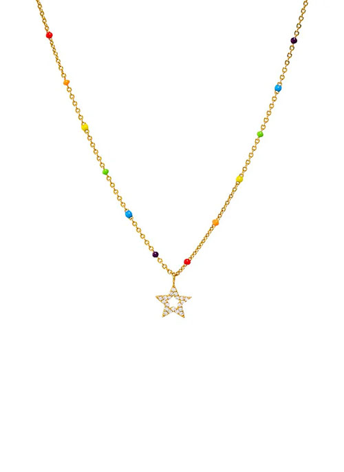 Star Beaded Necklace