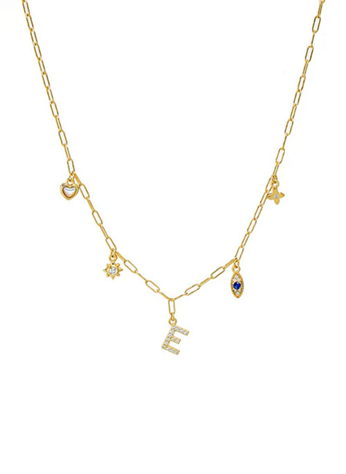 Initial Charms Neckace