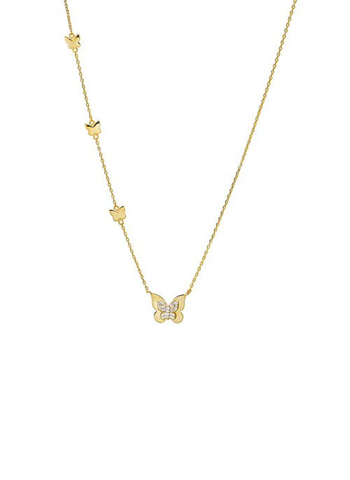 Butterfly Pendant Necklace