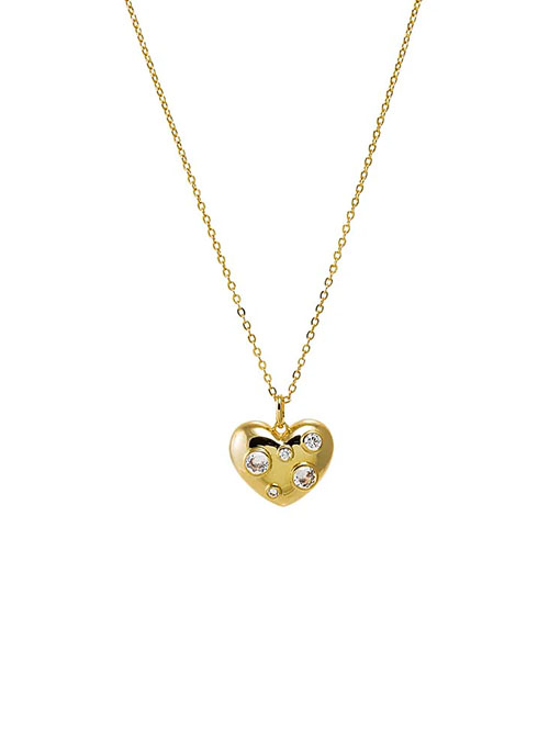 Scattered Heart Necklace
