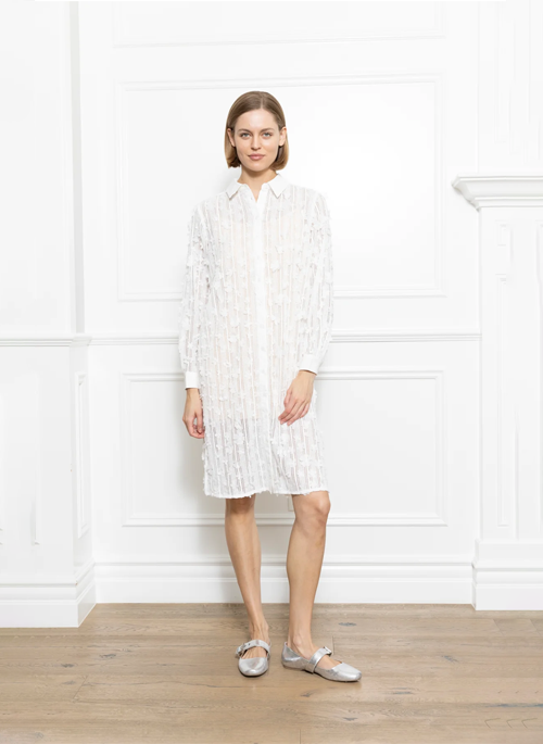 Lace Shirt Dress