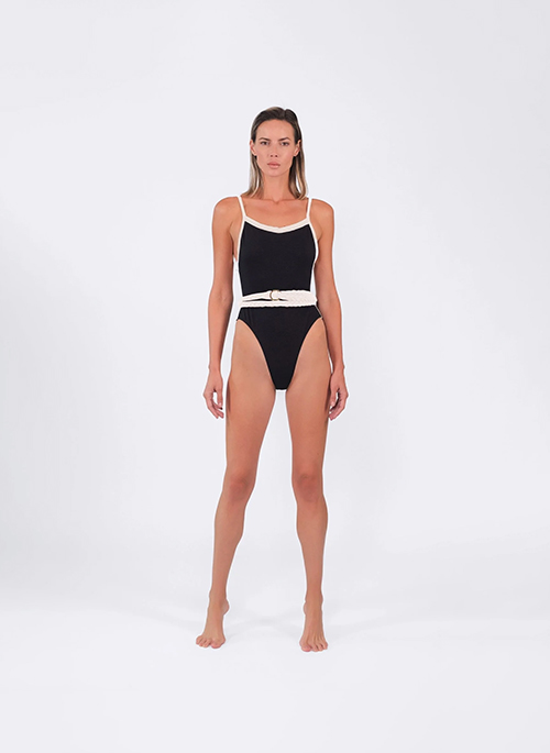 Greece Belted One-Piece