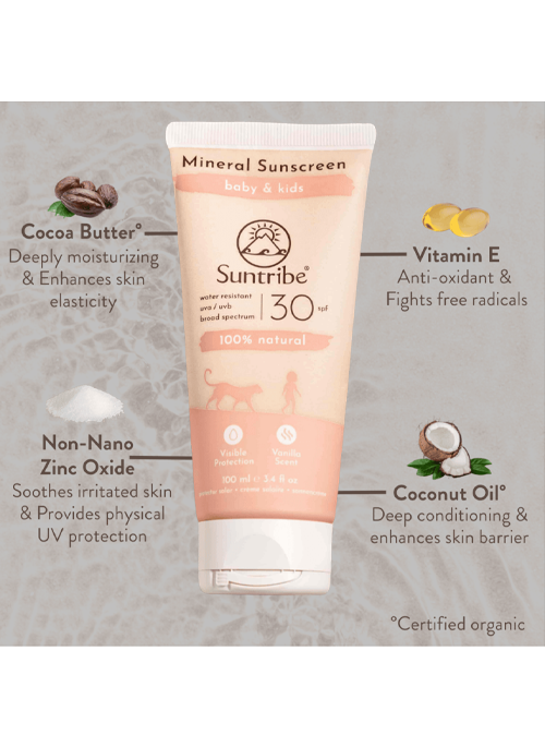 Kids Organic Mineral Sunscreen SPF 30