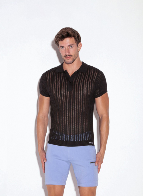 Knitted Polo Shirt