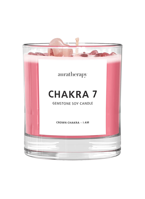 Chakra Gemstone Candle