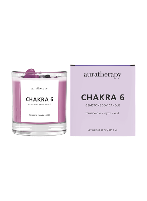  Chakra Gemstone Candle