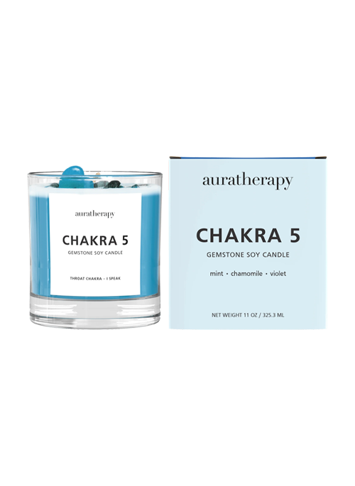  Chakra Gemstone Candle