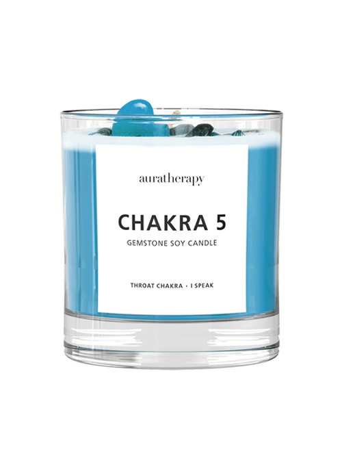 Chakra Gemstone Candle