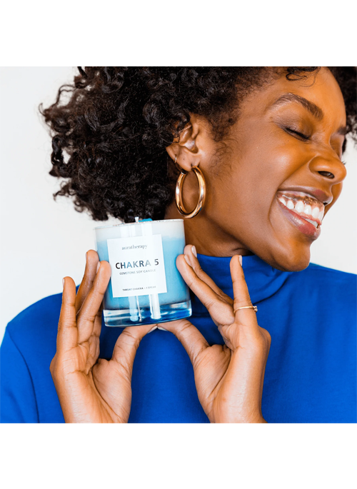 Chakra Gemstone Candle