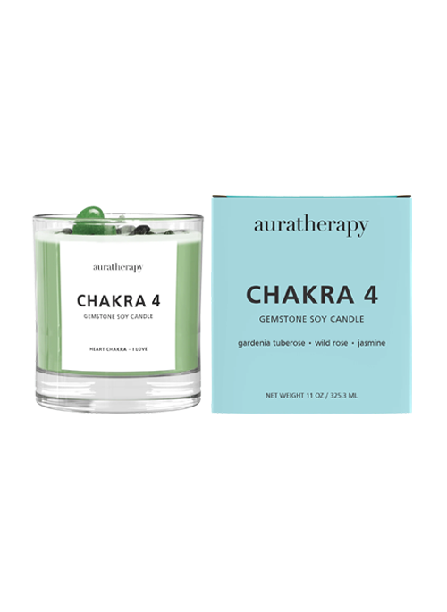  Chakra Gemstone Candle