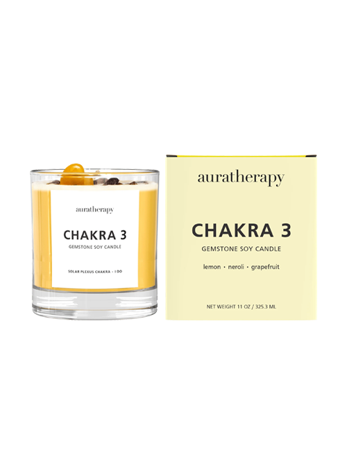  Chakra Gemstone Candle