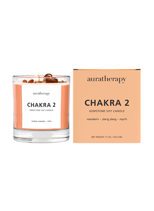  Chakra Gemstone Candle