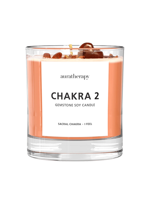 Chakra Gemstone Candle
