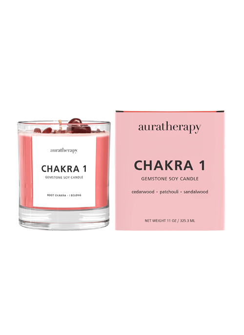  Chakra Gemstone Candle