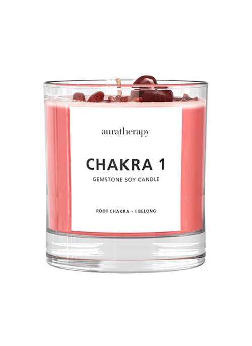 Chakra Gemstone Candle
