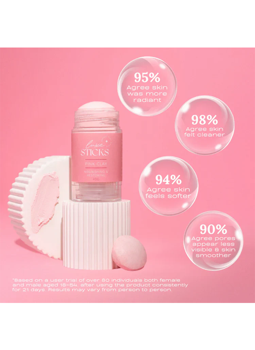 Pink Mineral Clay Stick