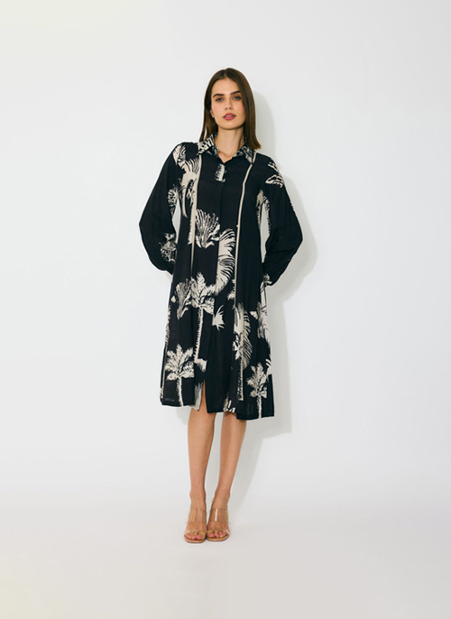 Floral Shirt Dress