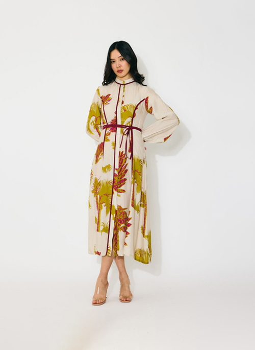Floral Shirt Dress