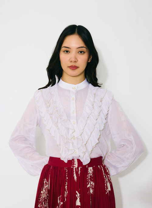 Plain Frill Top