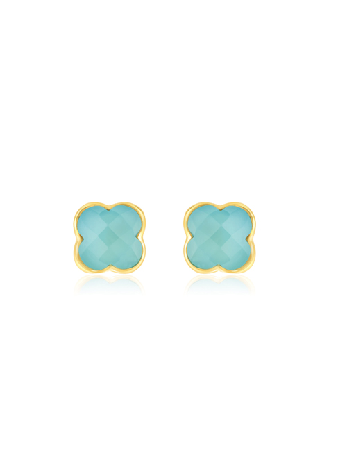 Chalcedony Studs