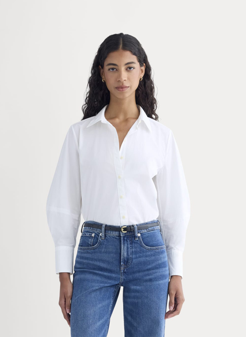 Lantern-Sleeve Shirt