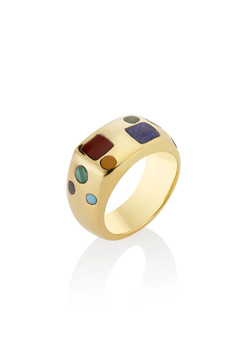 Mosaic Signet Ring
