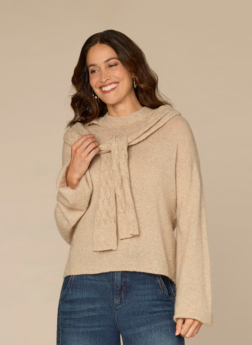 Pointelle Sweater