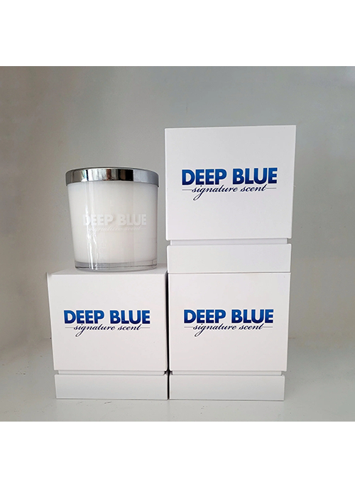 Deep Blue Candle