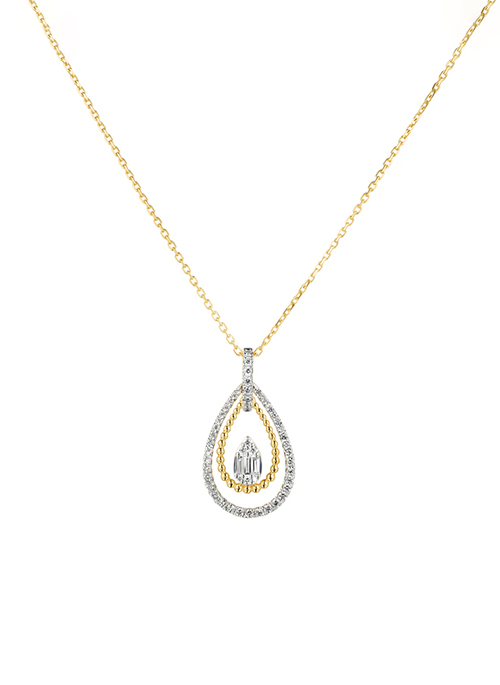 Celestine Illusion Necklace