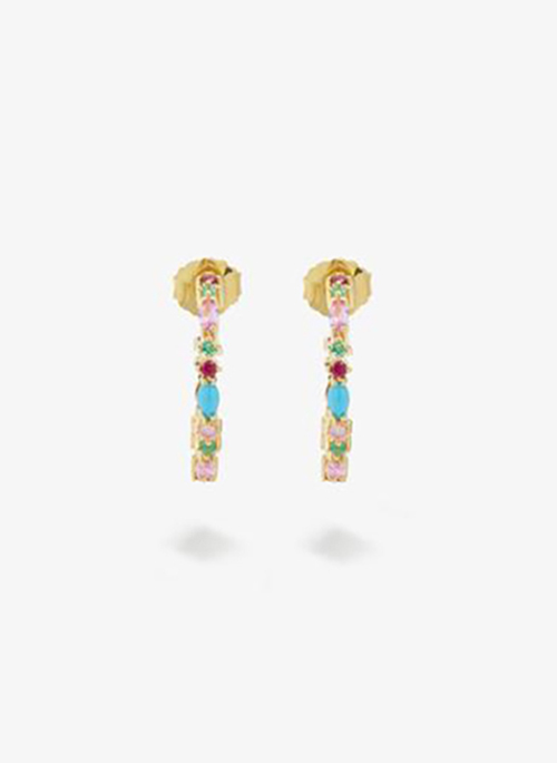 Gaia Hoops Earrings
