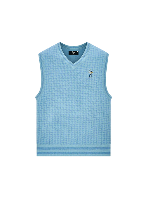 Houndstooth Sweater Vest