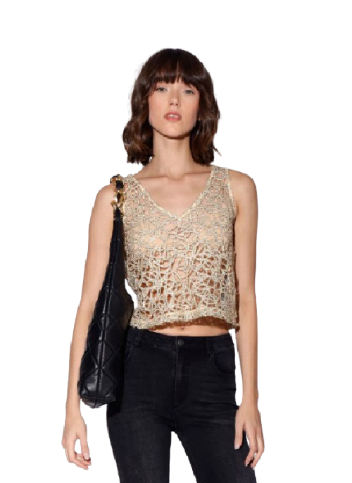 Macie Crotchet Top