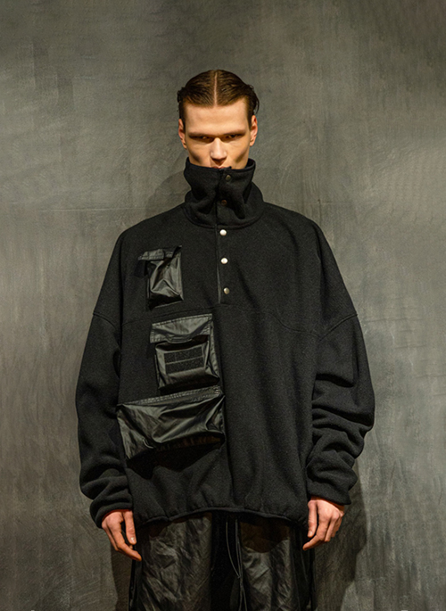 Multi-Pocket Sweatshirt