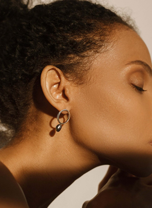 Black Pearl Earrings