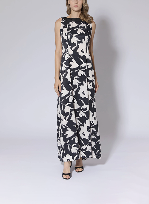 Abstract Floral Dress