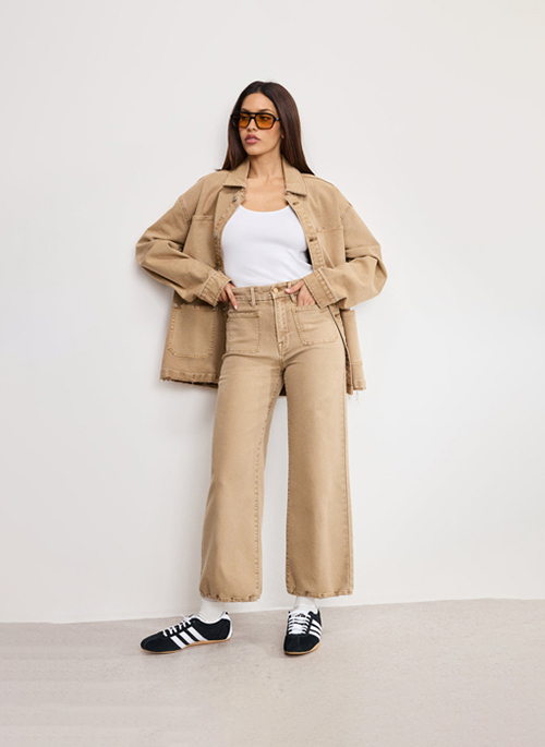 Palazzo Cropped Pants