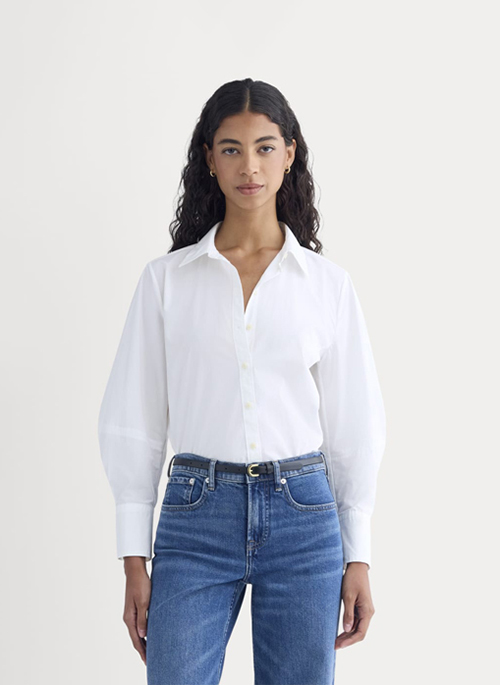 Lantern-Sleeve Shirt