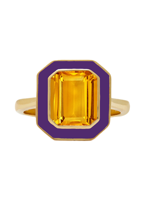 Citrine Cocktail Ring